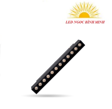 Đèn led ray nam châm chiếu rọi âm