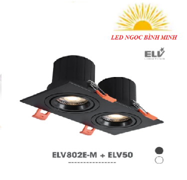 Đèn Led Module Chiếu Điểm Âm Trần ELV – ELV802E-M + ELV50