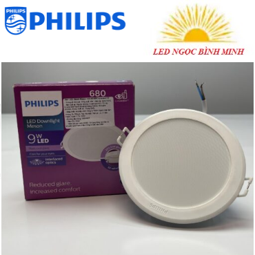 Đèn LED âm trần chống chói 59449 Meson 105 IO 9W Philips