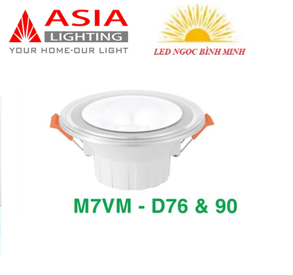 Đèn LED Âm Trần Viền Màu Asia Lighting M7VM